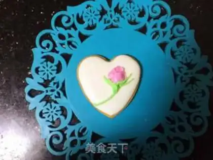 Make Lace Rose Frost Biscuit step 11