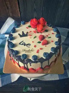 Make Strawberry cream cake step 9