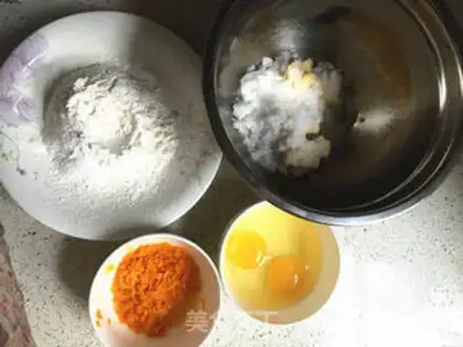 Make Orange pound cake step 2