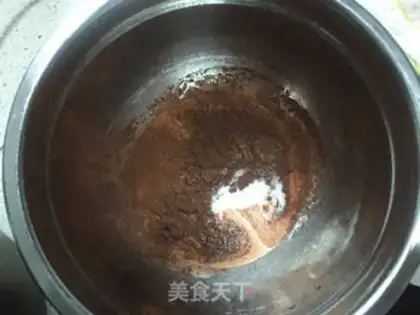 Make Orange chocolate mousse cake step 15