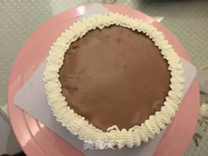 Make Orange chocolate mousse cake step 18