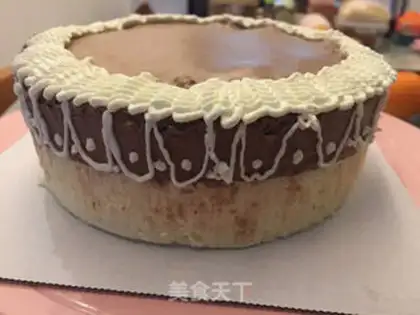 Make Orange chocolate mousse cake step 19