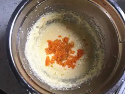 Make Orange pound cake step 5