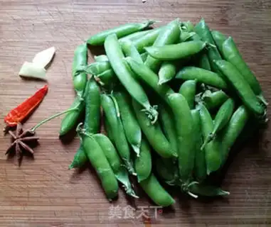 Make Salty peas step 0