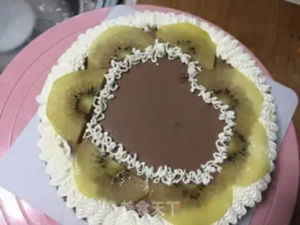 Make Orange chocolate mousse cake step 20