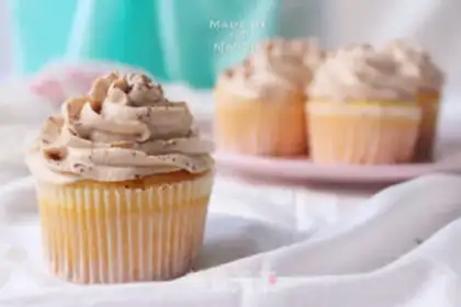 Make Cotton cream cupcakes step 16