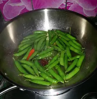 Make Salty peas step 5