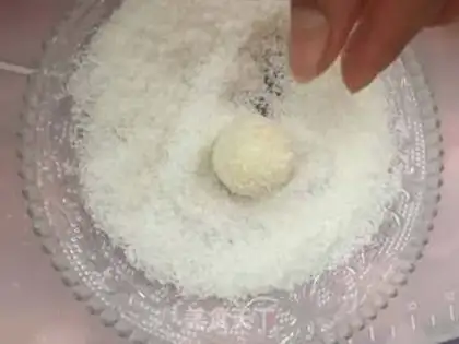 Make Protein coconut ball step 6