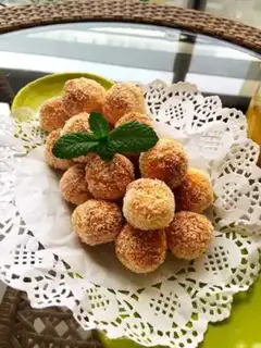 Make Protein coconut ball step 9