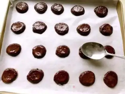 Make Vegetable oil chocolate soft cookies step 8