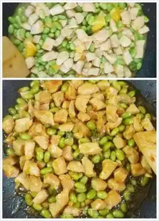 Make Orange pocket chicken step 6