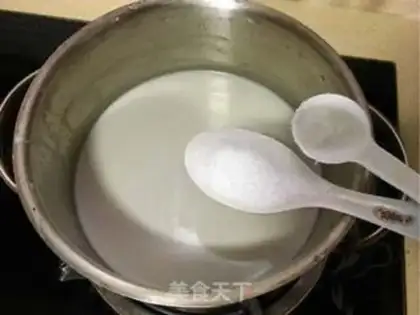 Make Coconut mango rice step 1