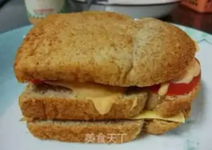 Make Whole wheat sandwich step 7
