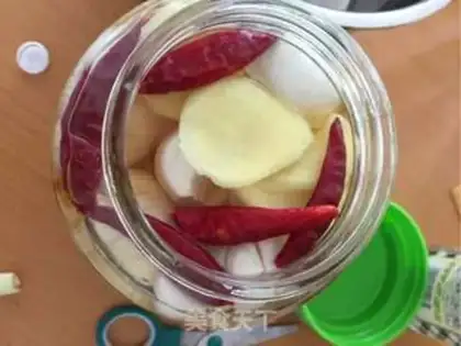 Make Pickle garlic step 6