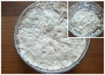 Make Natural yeast country bread step 2