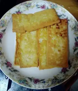 Make Five flowers for tofu step 2