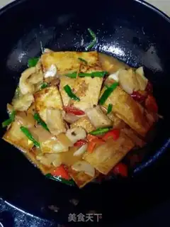 Make Five flowers for tofu step 6