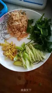 Make Shrimp-covered tofu step 1
