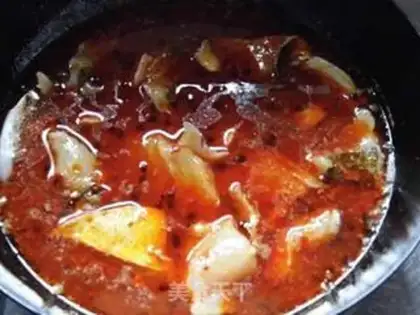 Make Spicy water for the fish tofu step 3