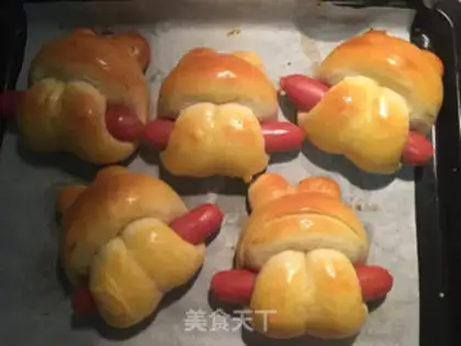 Make Rabbit sausage bread step 10
