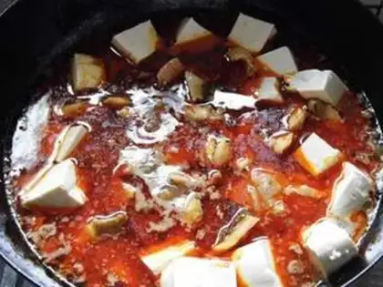 Make Spicy water for the fish tofu step 4