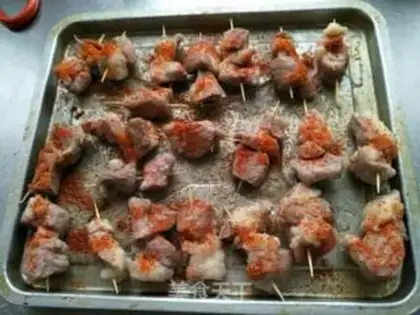 Make The electric grilled toothpick step 3