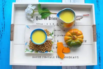 Make Pumpkin milk soy step 5