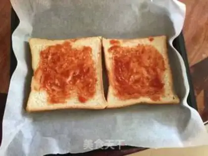 Make Sea and land toast pizza step 6