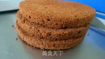 Make A flower cake step 0