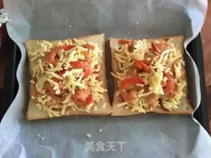 Make Sea and land toast pizza step 9