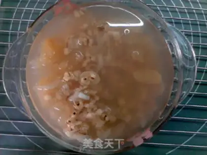 Make Lily rice silver ear soup step 8