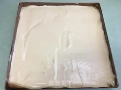 Make Fruit box cake step 12