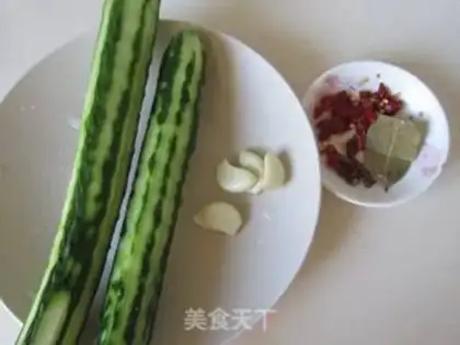 Make Knife cucumber step 0
