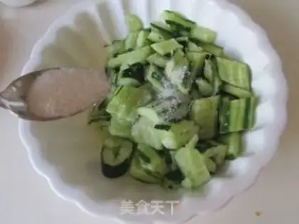 Make Knife cucumber step 4
