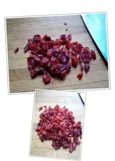 Make Cranberry cookies step 1