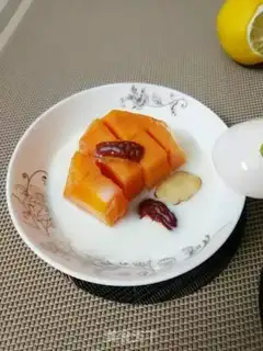 Make A papaya milk cup step 5
