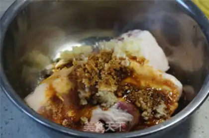 Make Sweat and garlic barbecue step 2