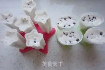 Make Red bean rice ice cream step 5