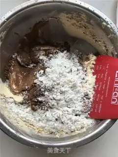 Make Big chocolate pound cake step 2