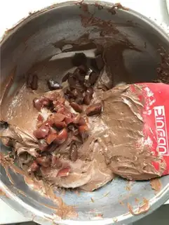 Make Big chocolate pound cake step 3