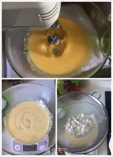 Make Piano-key banana cake rolls step 1