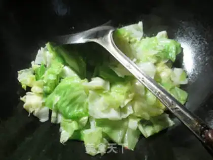 Make The peanuts and goat tails and the cabbage step 4