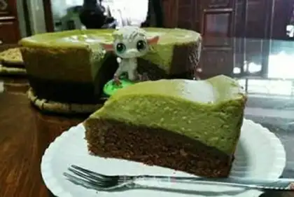 Make Tea cheese brownies step 10