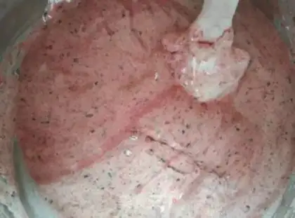 Make Watermelon cake ball step 6