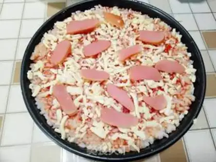 Make Rice pizza step 3