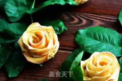 Make Apple roses step 15