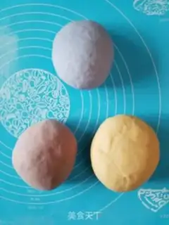 Make Colored roses, fried dumplings step 6