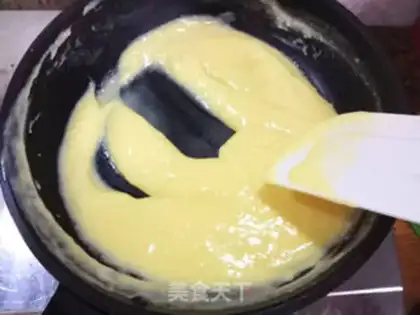 Make The bean-milk-tape cake step 19