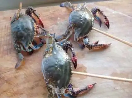 Make Curry crabs step 0