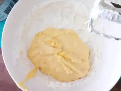 Make The bean-milk-tape cake step 21